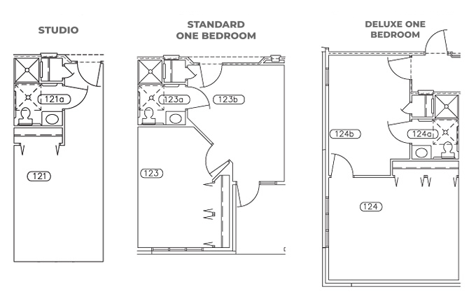 Room floorplans